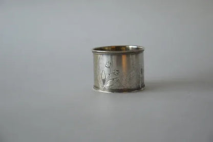 31. Silver napkin ring