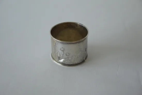31. Silver napkin ring