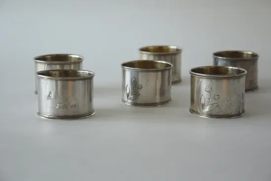 31. Silver napkin ring