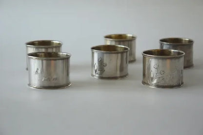 31. Silver napkin ring