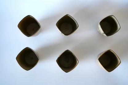 Naoto Yano [63. Set of six Karatsu-style porcelain dishes]