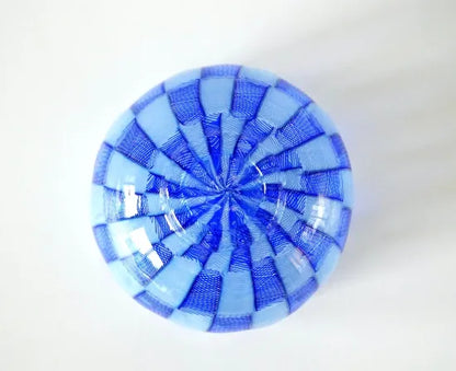 【小西 潮】30. 市松 青/水茶碗