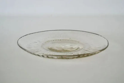 津田清和   [56.白金縁縞菓子皿]