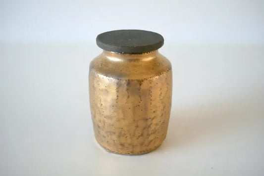 村上躍   [33 金彩小壺]