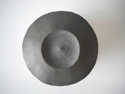 中井波花  [16. 茶碗　炭化　CZaffer]