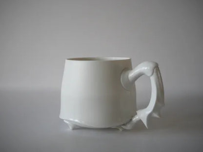 Takaharu Hori [18. White Bug Mug - Rhinoceros Beetle]