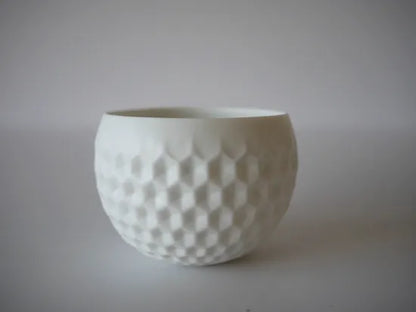 Takaharu Hori [21. White Transparent Eyes - Large Sake Cup]
