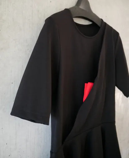 artrd 稽古着＜ペプラムTシャツ　ブラック＞