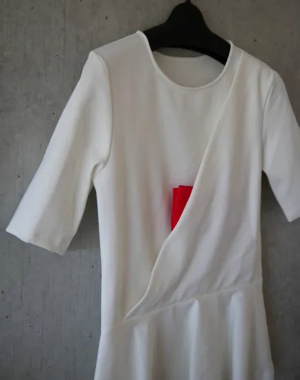 artrd Practice Wear &lt;Peplum T-Shirt White&gt;
