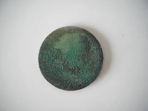 野口悦士  [156-160．緑青　豆皿]