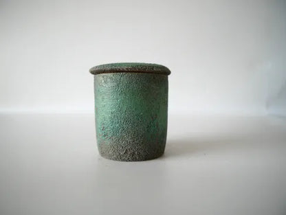 Noguchi Etsushi [184. Lid: Green Porcelain Temple]