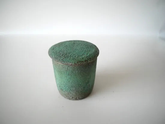 Noguchi Etsushi [184. Lid: Green Porcelain Temple]