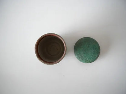 Noguchi Etsushi [184. Lid: Green Porcelain Temple]