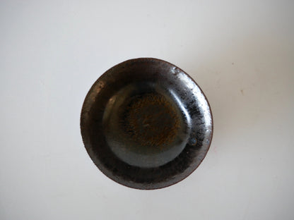 Jin Morimoto [72. Black Glazed Sake Cup]