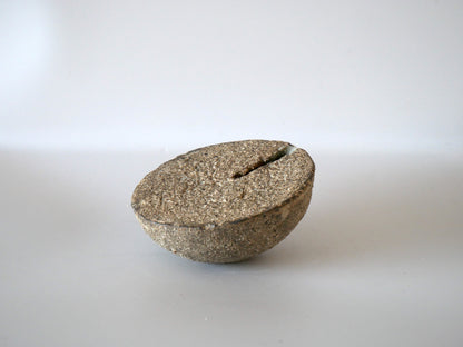 村上躍 [103.白灰化粧半球型一輪挿]