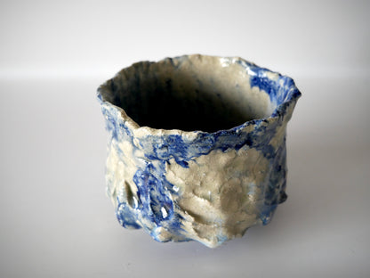 Takashi Kimura [30. Pale Blue Glazed Tea Bowl with Kiln Variation]