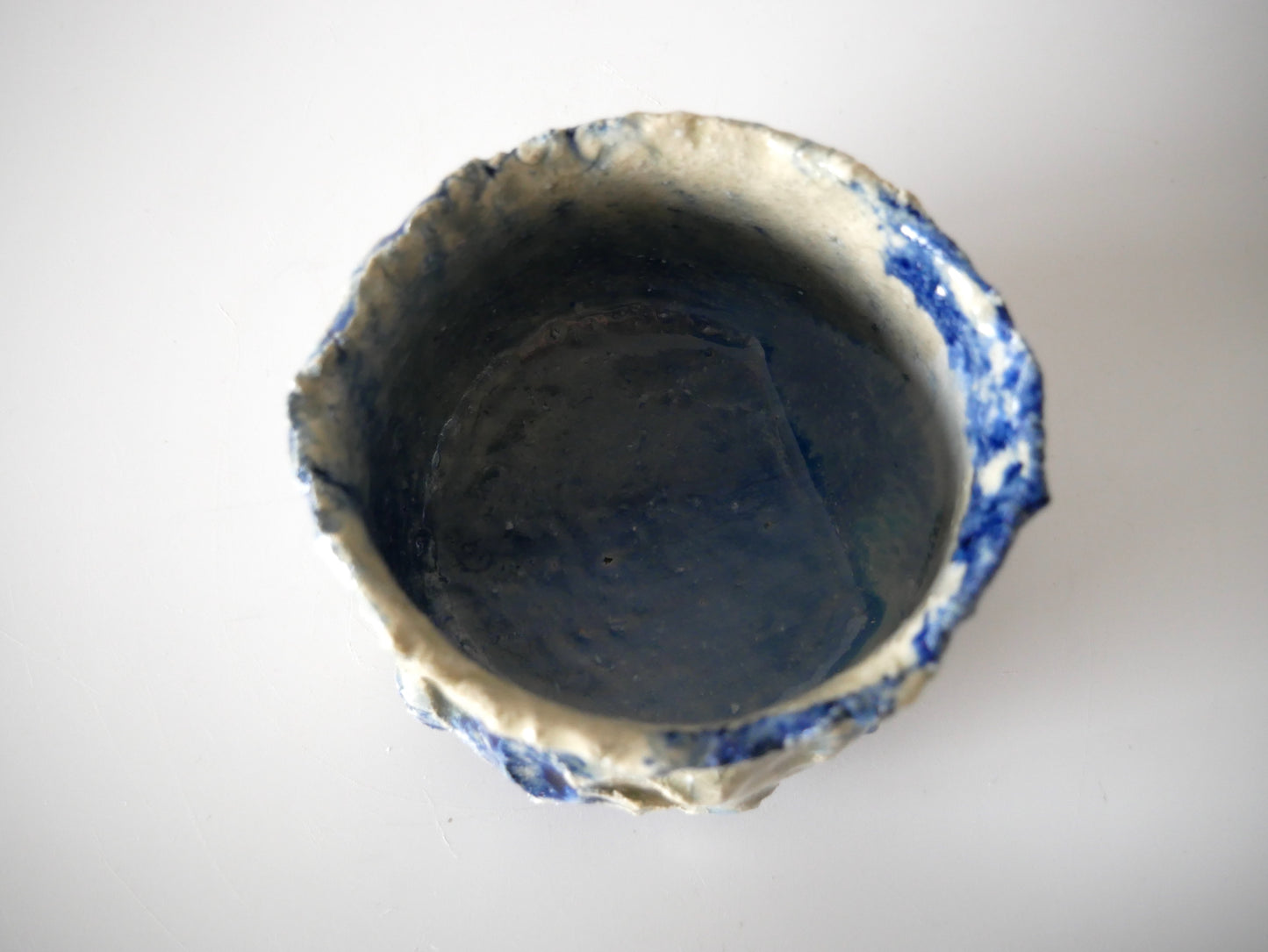 Takashi Kimura [30. Pale Blue Glazed Tea Bowl with Kiln Variation]