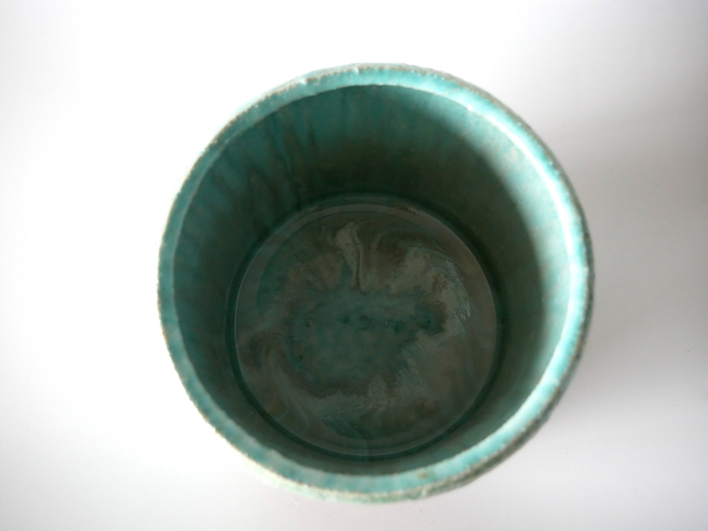 Takashi Kimura [97. Green and White Glaze Mizusashi]