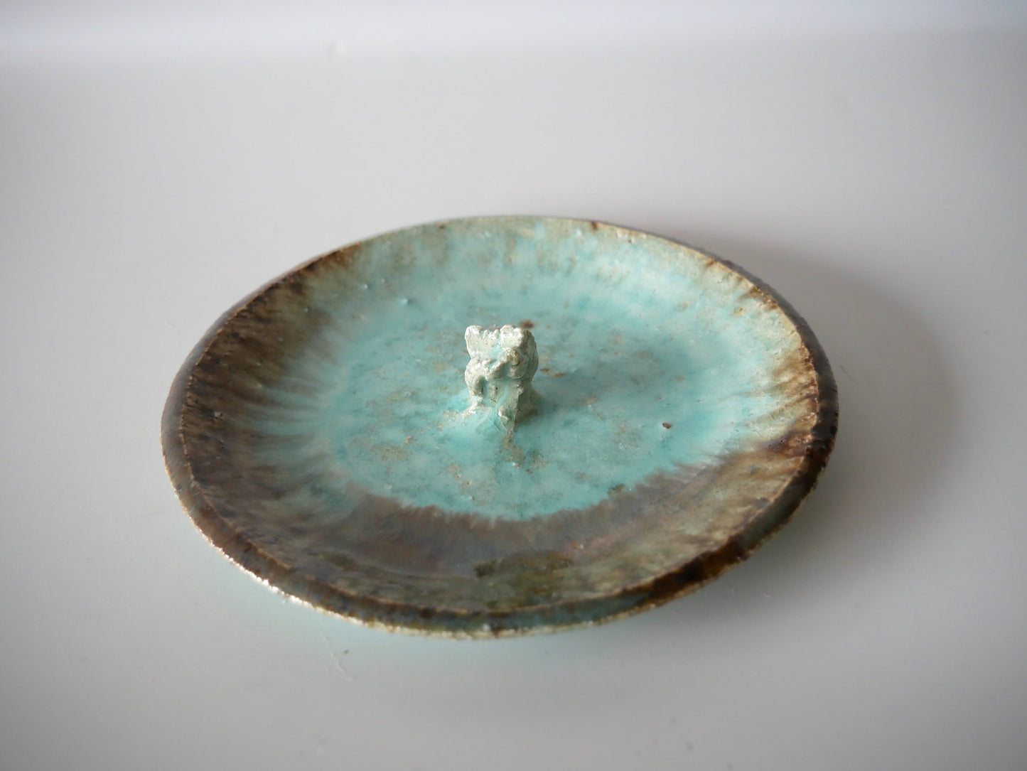 Takashi Kimura [97. Green and White Glaze Mizusashi]
