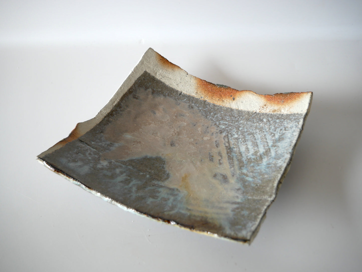 Takashi Kimura [5. White Glaze Footed Plate]
