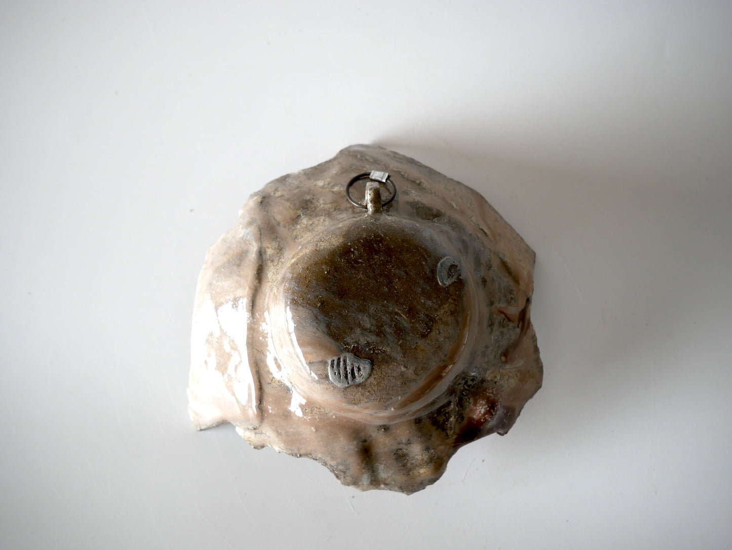 KIMURA Takashi [100. White-glazed hanging flower vase]