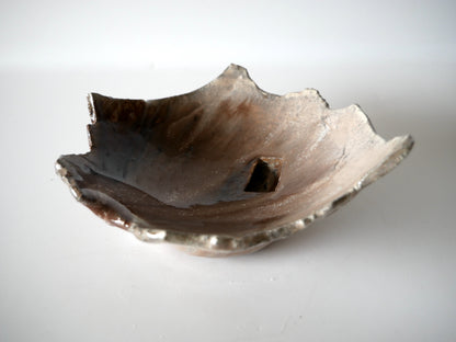 KIMURA Takashi [100. White-glazed hanging flower vase]