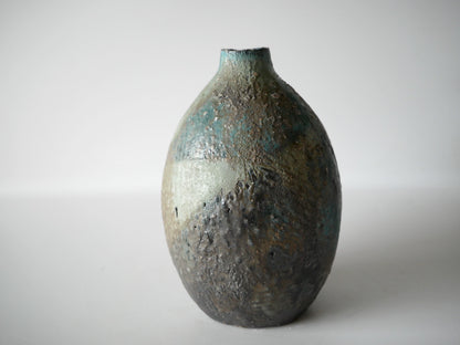 Takashi Kimura [121. Green Glaze Flower Vase]