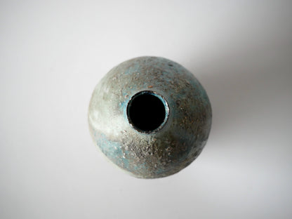 Takashi Kimura [121. Green Glaze Flower Vase]