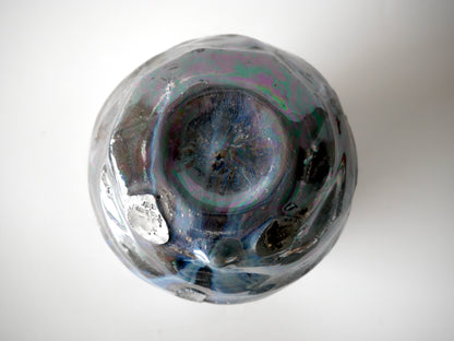 Takashi Kimura [115. Celadon Glazed Half-Porcelain Iridescent Flower Vase]