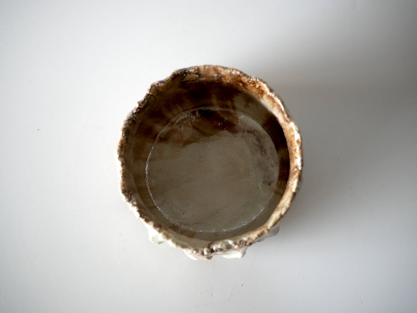 Takafumi Kimura [23. White glaze iridescent teabowl]