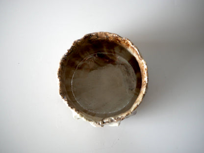 Takafumi Kimura [23. White glaze iridescent teabowl]