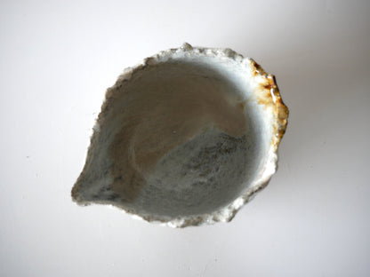 Takashi Kimura [43. White-glazed Katakuchi Bowl]