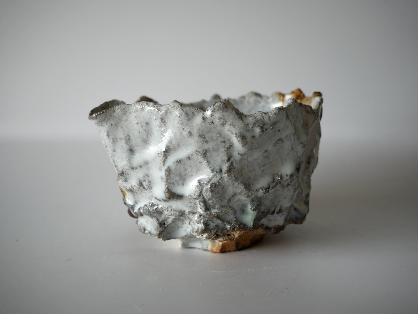 Takashi Kimura [43. White-glazed Katakuchi Bowl]