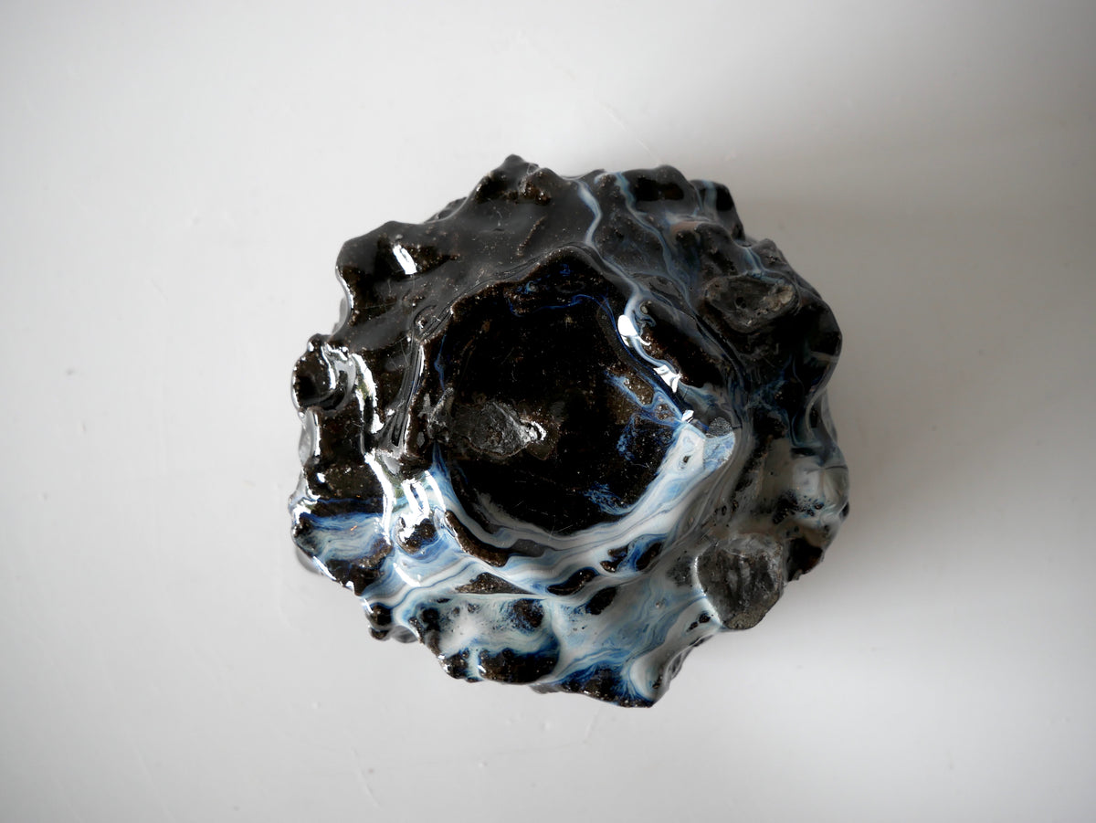 Takashi Kimura [039. Ash-Glazed Spouted Bowl]
