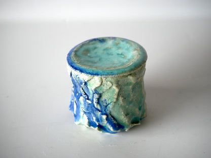 Takashi Kimura [80. White and Blue Glaze Teaware]