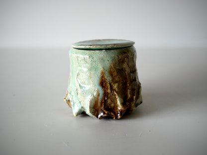 Takashi Kimura [79. celadon and white glazed tea utensils]