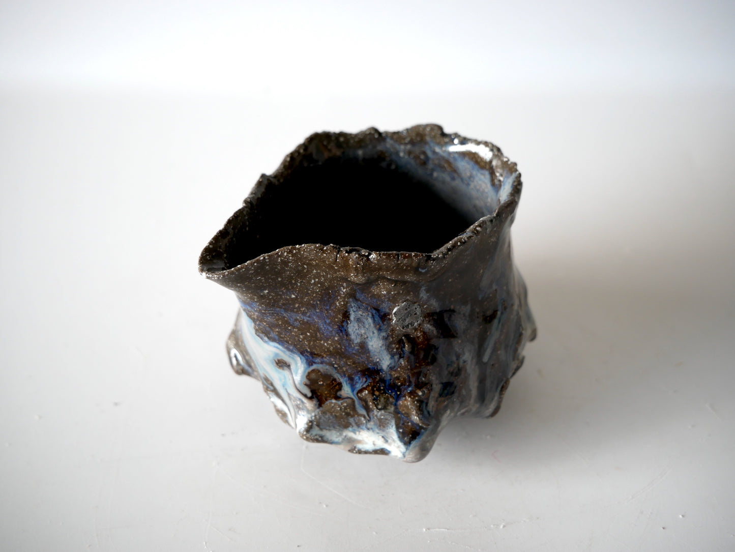 Kimura Takashi [85. Ash-glazed Katakuchi Bowl]