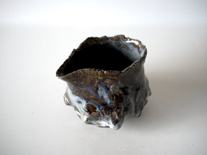 Kimura Takashi [85. Ash-glazed Katakuchi Bowl]
