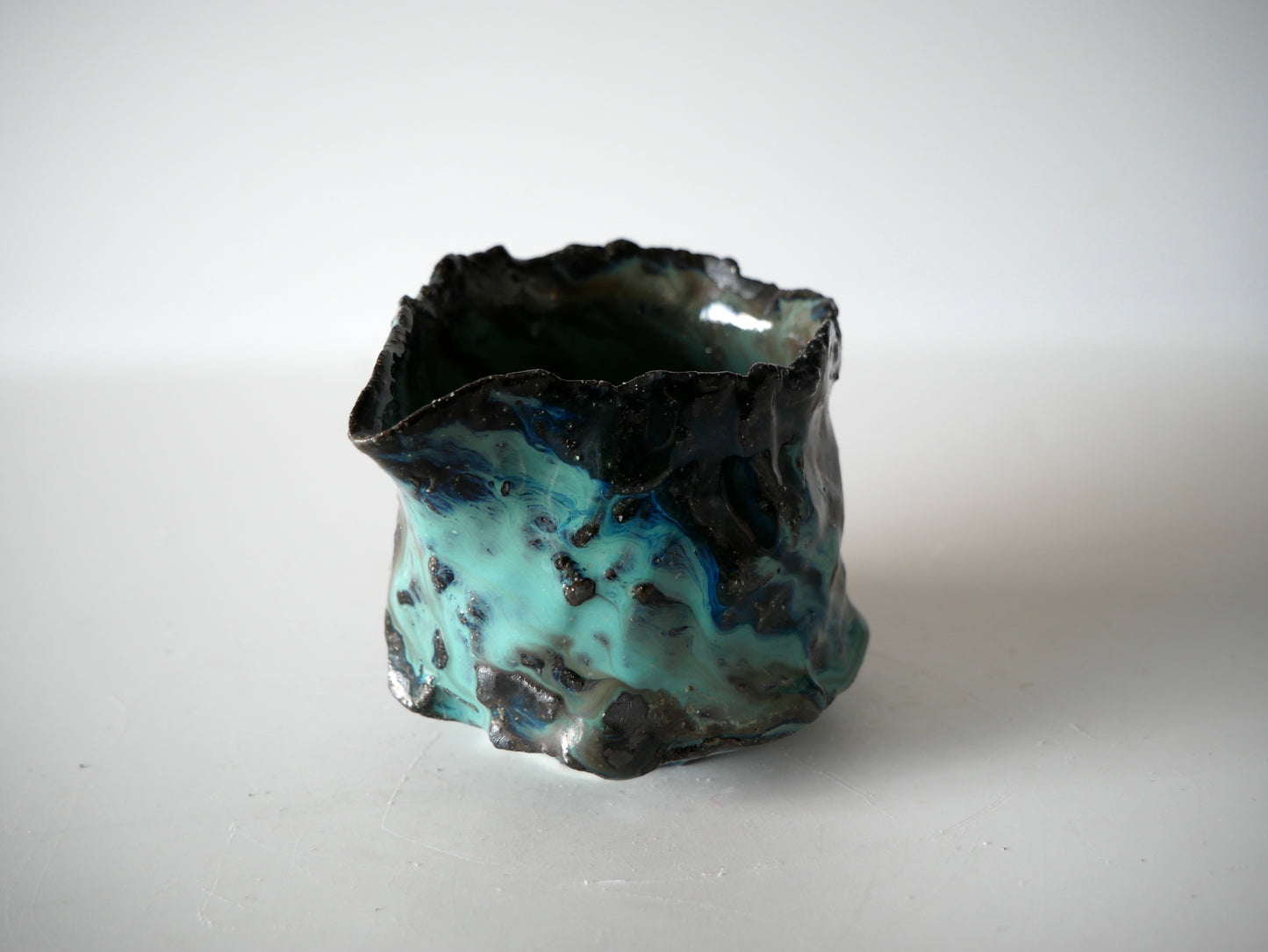 Takashi Kimura [83. Green Glazed Spouted Bowl]