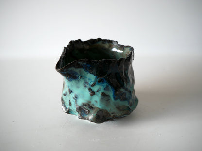 Takashi Kimura [83. Green Glazed Spouted Bowl]