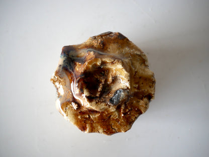 Takashi Kimura [138. Amber-glazed sake cup]