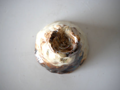 Kimura Takashi [124. White Glaze Iridescent Sake Cup]