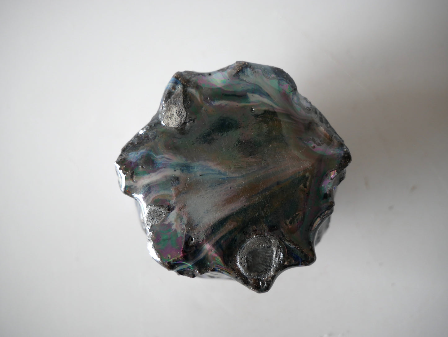 Takashi Kimura [50. Green Glaze Iris Bottle]