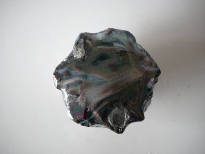 Takashi Kimura [50. Green Glaze Iris Bottle]