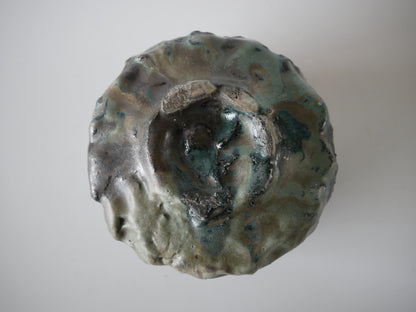 Takashi Kimura [13. Green Glaze Yohen Tea Bowl]