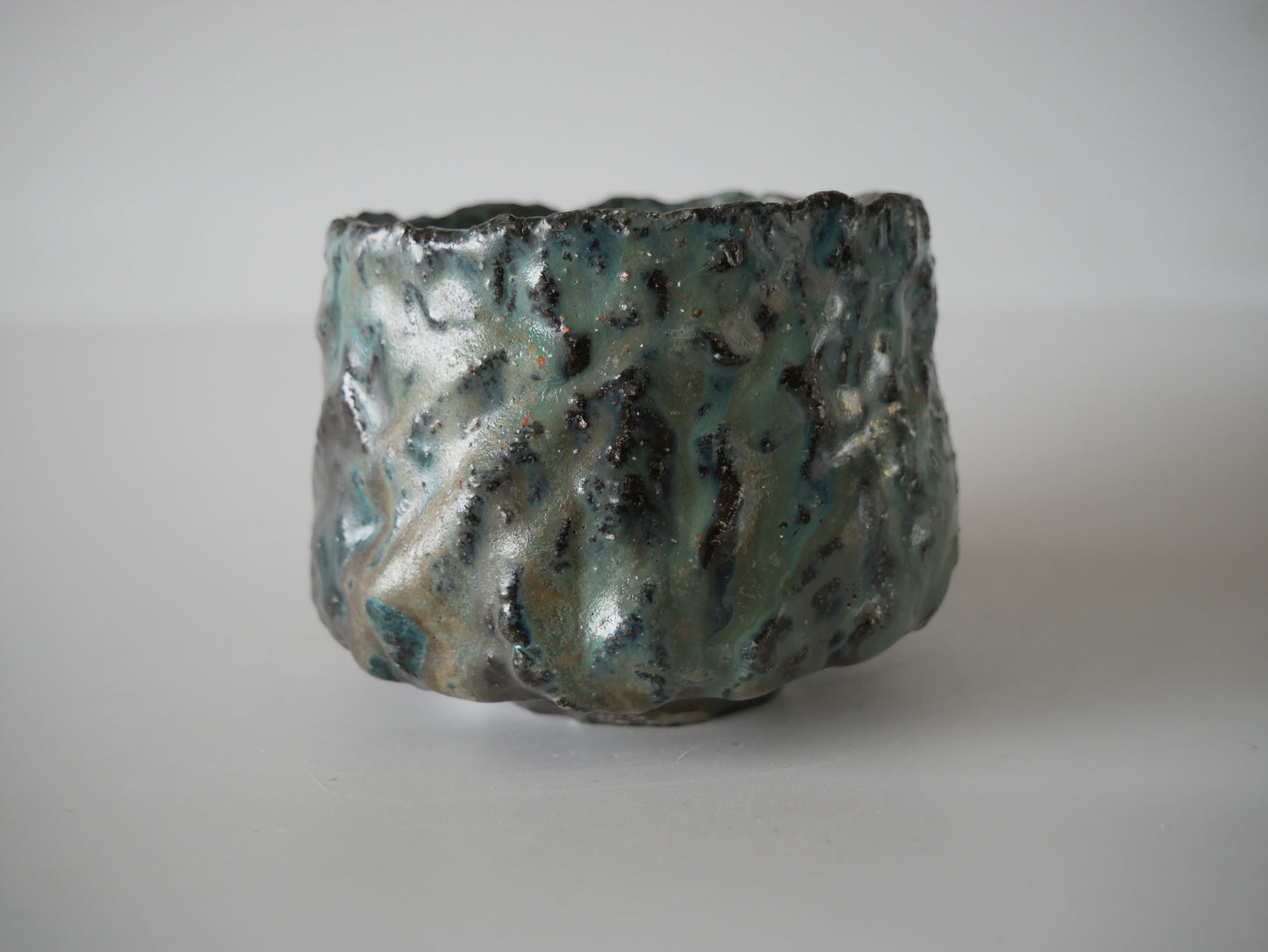 Takashi Kimura [13. Green Glaze Yohen Tea Bowl]