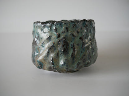 Takashi Kimura [13. Green Glaze Yohen Tea Bowl]