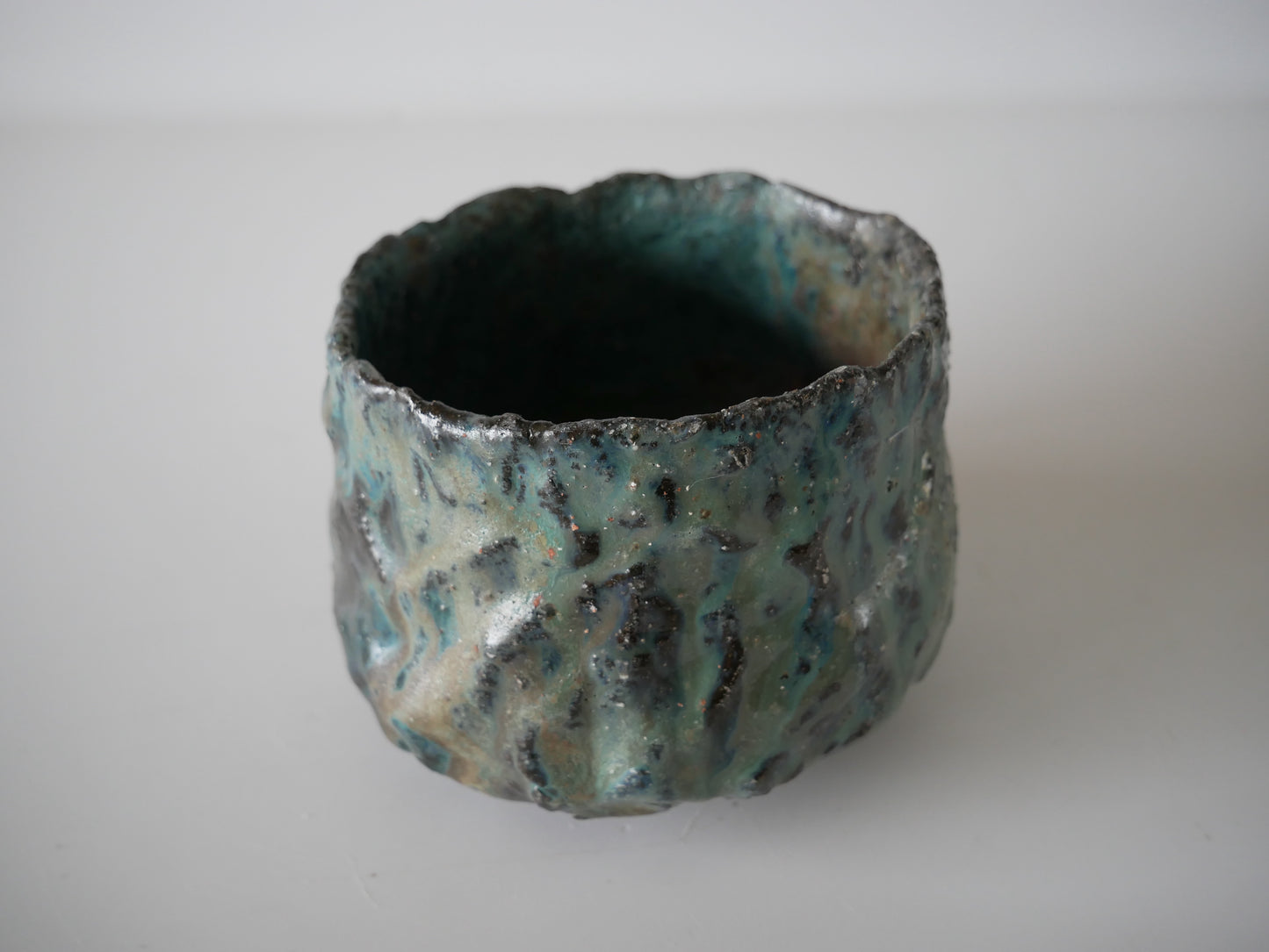 Takashi Kimura [13. Green Glaze Yohen Tea Bowl]