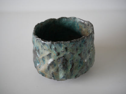 Takashi Kimura [13. Green Glaze Yohen Tea Bowl]