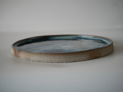 Takashi Kimura [9-b. Ash-glazed flat bowl]